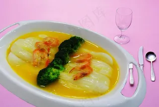 翅汤虾干娃娃菜图片