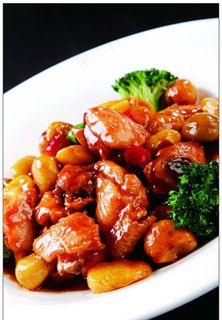 板栗烧仔鸡图片