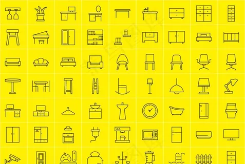 简约图标 icon 家具图片