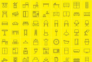 简约图标 icon 家具图片