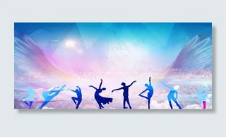 舞蹈表演背景图片