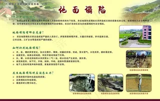 地面塌陷图片