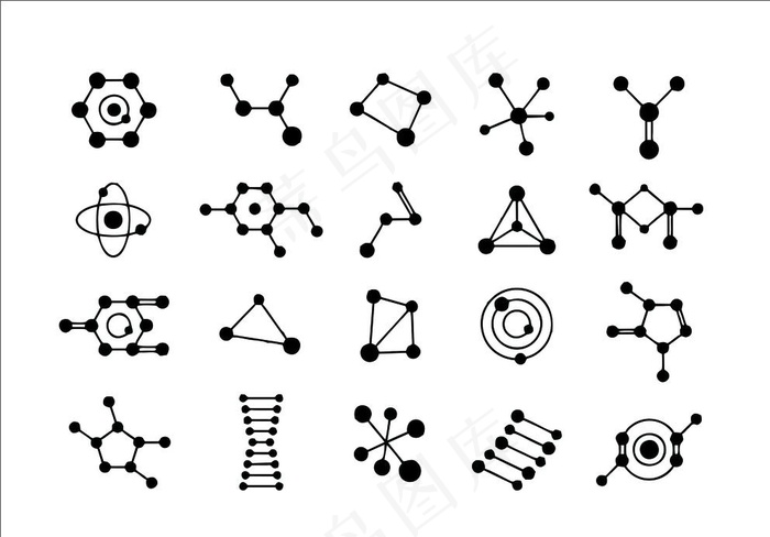 基因 细胞图标 生物科技 LO图片