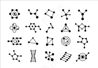 基因 细胞图标 生物科技 LO图片