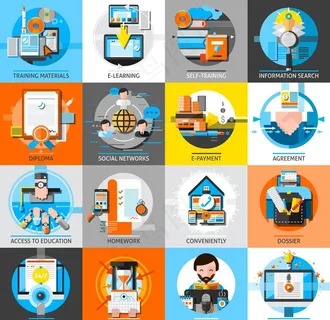 互联网应用扁平化图片