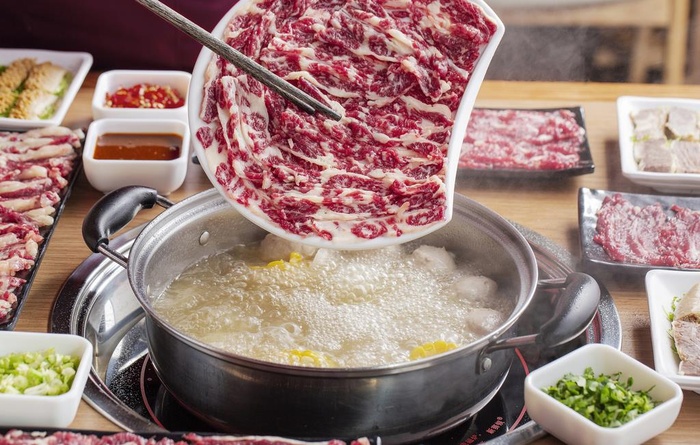 潮汕牛肉火锅图片