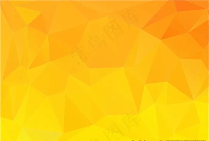 桔黄色菱形多边形几何背景图片