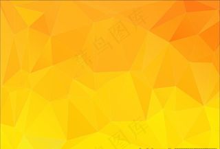 桔黄色菱形多边形几何背景图片