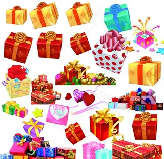 礼品盒素材图片