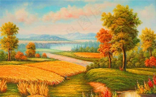 风景油画图片 风景油画图片