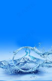 蓝色背景 饮水机背景 送水背景图片