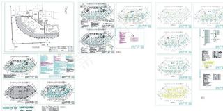 金龙玉凤KTV装修给排水电气施工图图片