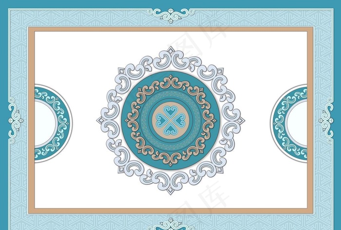 中式吊顶背景墙图片