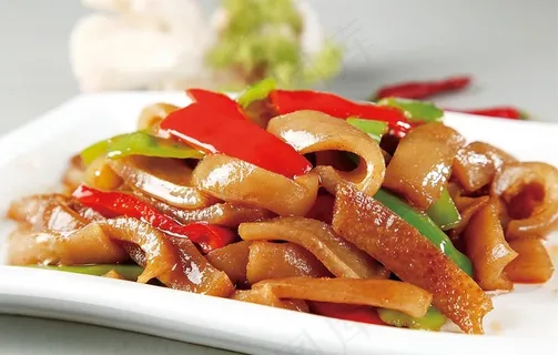 小炒猪皮图片 小炒猪皮图片