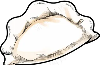 饺子矢量文件图片