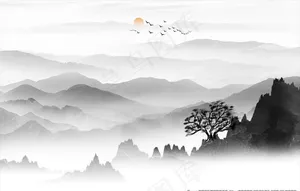 水墨山水图片