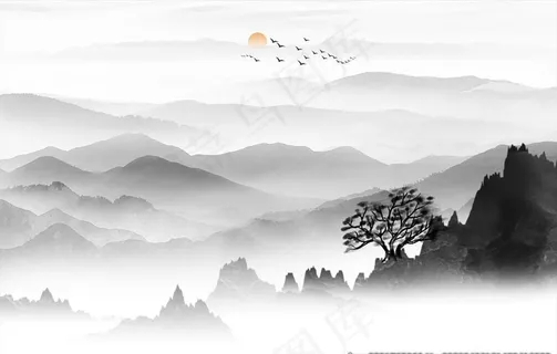 水墨山水图片 水墨山水图片