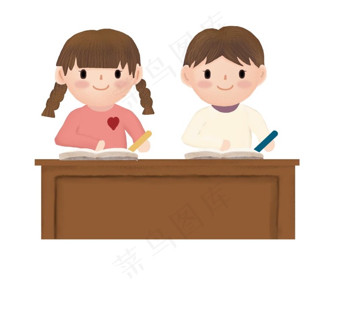 开学插画图片