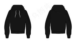 卫衣版型图片