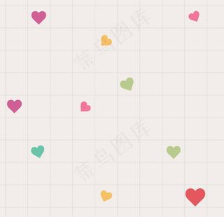 无缝爱心底纹图片