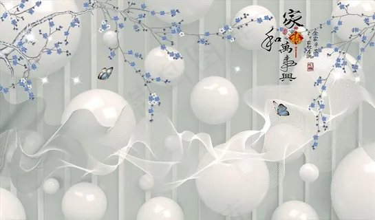 浮雕花 梅花背景墙图片 浮雕花 梅花背景墙图片