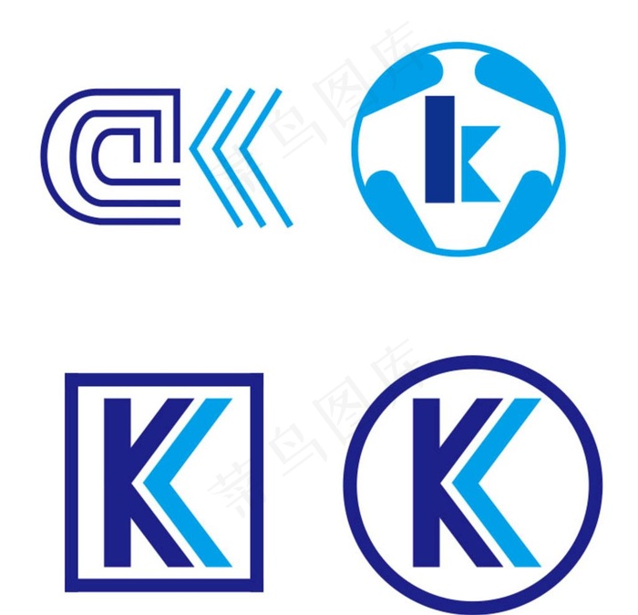 字母K图片cdr矢量模版下载