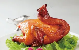 脆皮吊烧鸡图片