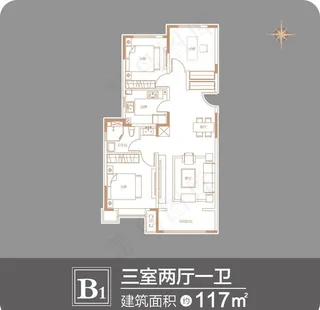 VR线稿户型图片