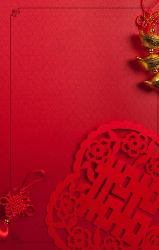 婚礼请柬背景图片