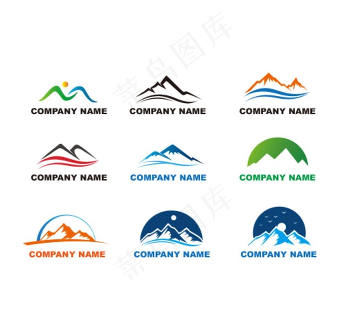 标志logo图片ai矢量模版下载