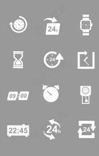 时间类图标元素素材图片 时间类图标元素素材图片