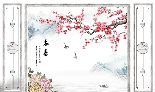 鸟语花香图片 鸟语花香图片