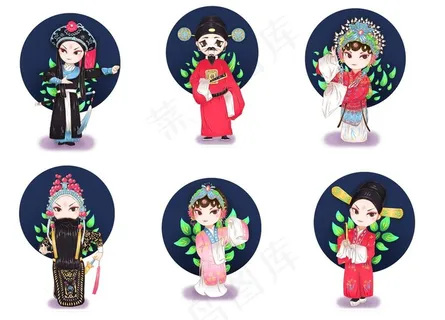 中国传统戏曲京剧人物图片