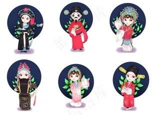 中国传统戏曲京剧人物图片