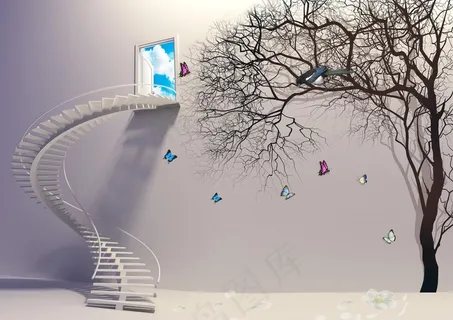 北欧背景墙 简约背景墙图片