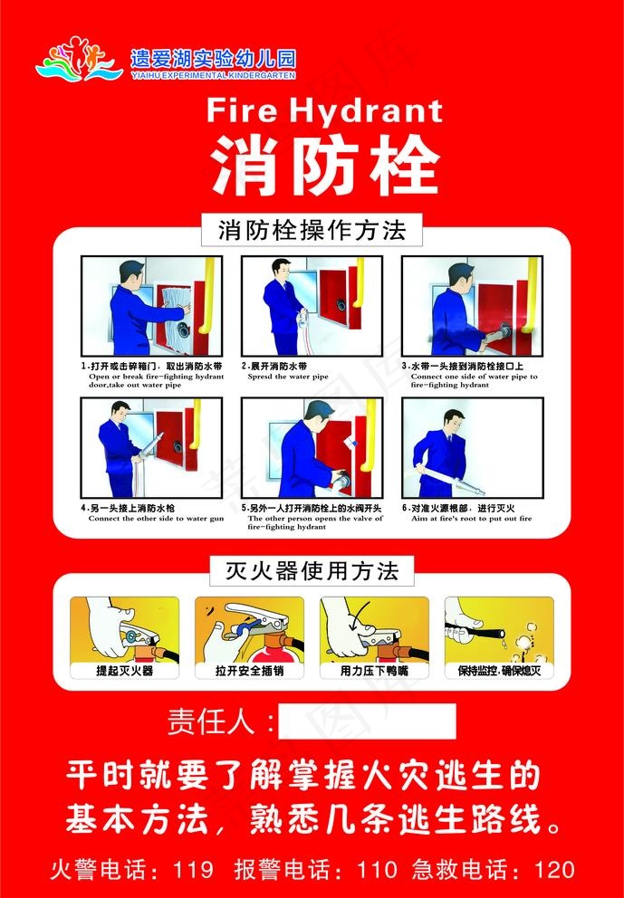 消防栓图片cdr矢量模版下载