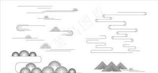 中式线条集合图片