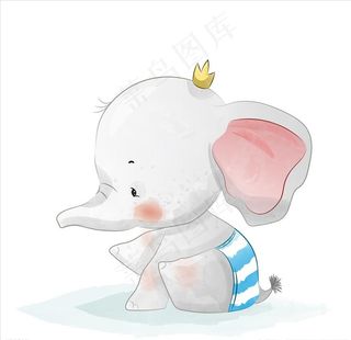 卡通大象图片