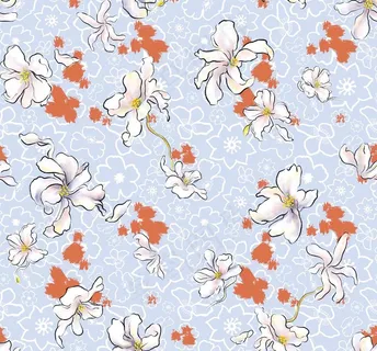 现代碎花图片 现代碎花图片