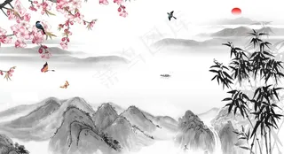 水墨画图片