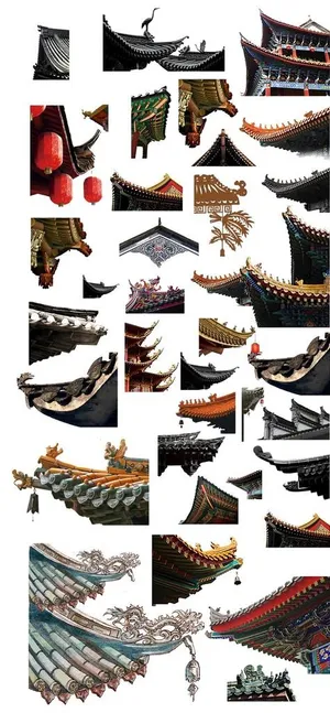古建筑屋檐屋角汇总图片