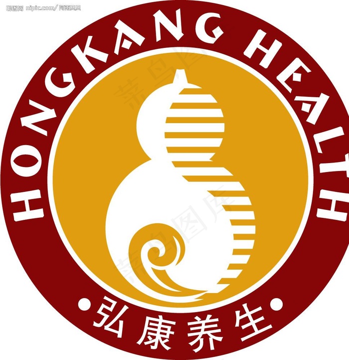 弘康养生图片cdr矢量模版下载