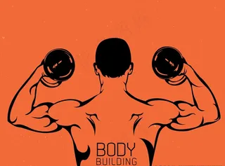 健身运动背景矢量素材图片