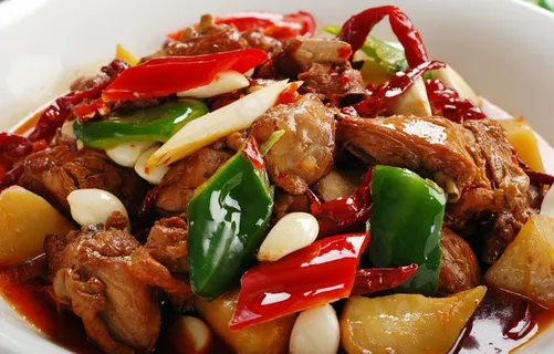 大盘鸡图片 大盘鸡图片