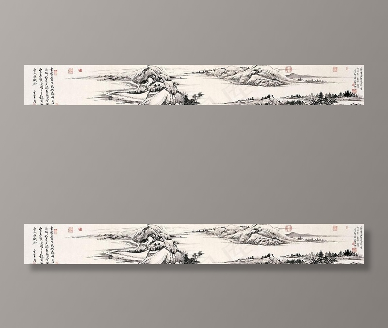 岑其仿董其昌山水图片