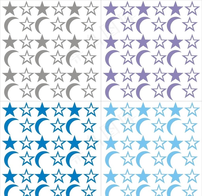 星星月亮图片