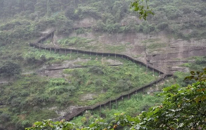 蜀道栈道图片