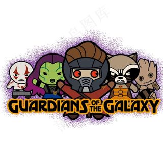 银河护卫队卡通图片