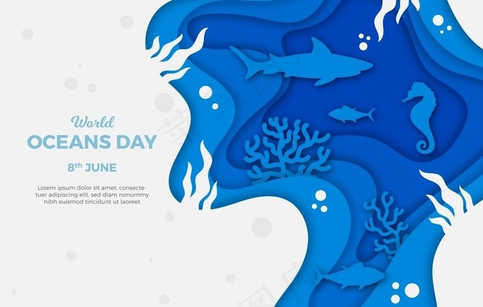 世界海洋日图片