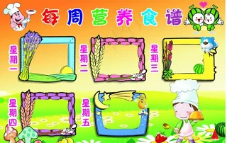 每周营养食谱图片